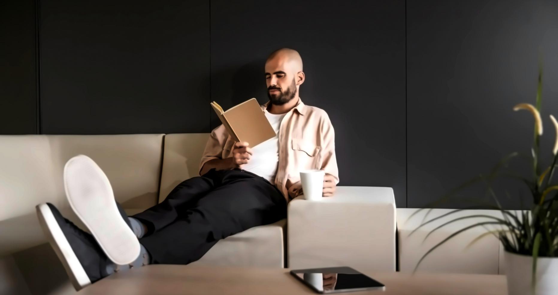 Student presenting web design project to classmates and instructors during portfolio review session