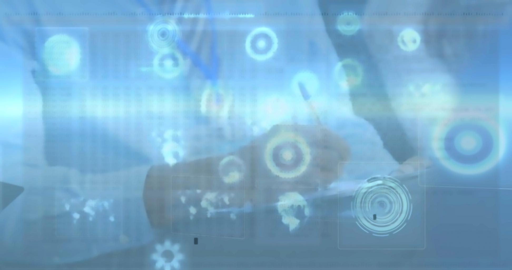 Students working on web design projects in modern classroom environment